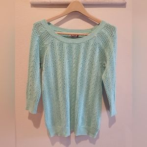 Aqua SO brand sweater. Size L. Stretch.